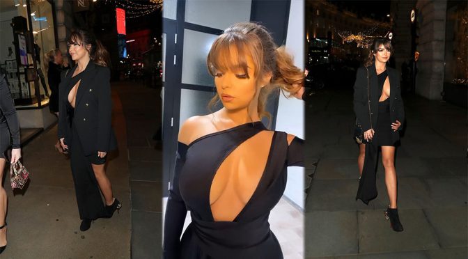 Demi Rose – Sexy Cleavage at Cafe Royal in London