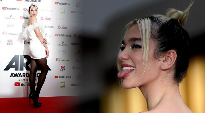 Dua Lipa – Sexy Legs in Black Stockings at 33rd Annual ARIA Awards in Sydney