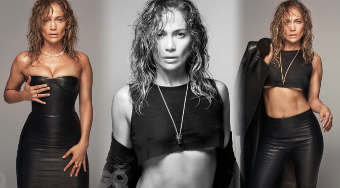 Jennifer Lopez – GQ Magazine Sexy Braless Photoshoot (December 2019/January 2020)