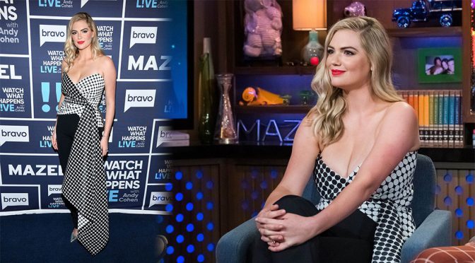 Kate Upton – Sexy Big Cleavage on Watch What Happens Live