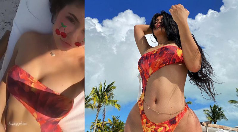Kylie Jenner – Sexy Tiny Bikini Selfie Video