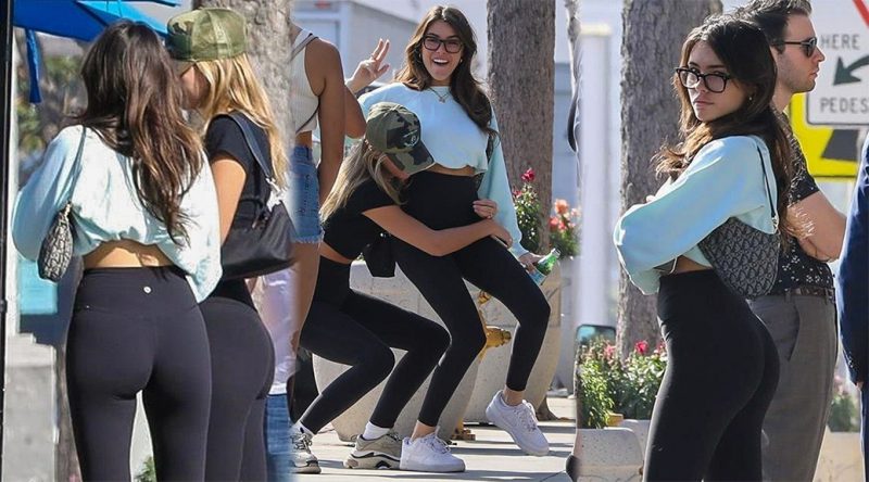 Madison Beer – Sexy Ass in Black Leggings in Los Angeles