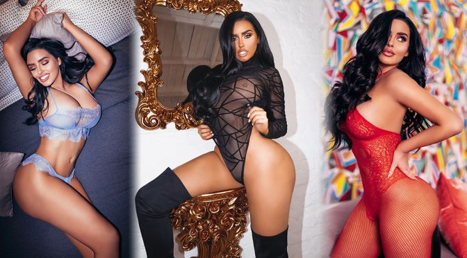 Abigail Ratchford – Sexy Breasts in SHeer Lingerie Photoshoot