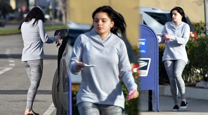 Ariel Winter – Sexy Ass and Braless Pokies Out in Studio City