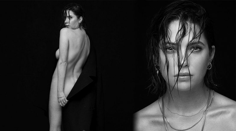 Ashley Benson – Naked Side-Boob Photoshoot by Nicholas Maggio