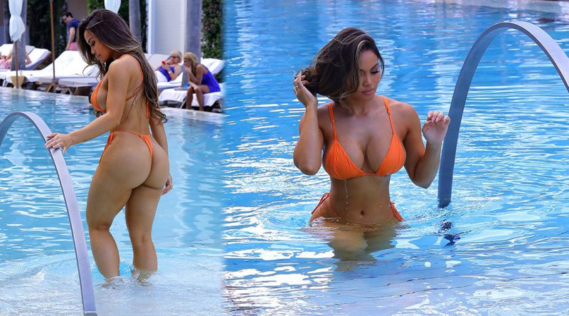 Daphne Joy – Sexy Big Boobs and Ass in Skimpy Thong Bikini