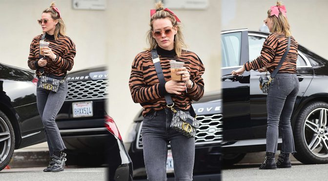 Hilary Duff – Sexy Candids at Joans On Third in Los Agneles