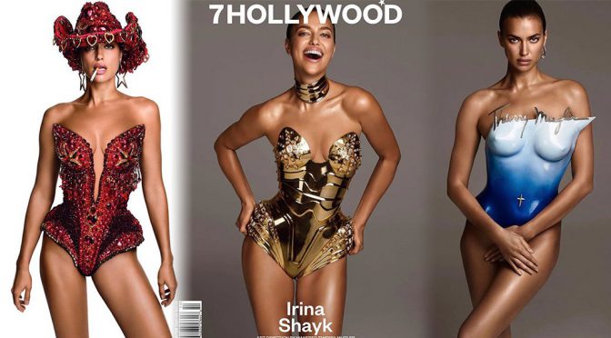 Irina Shayk – Sexy Boobs in 7Hollywood Magazine Photoshoot (Winter 2020)