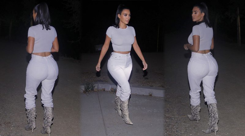 Kim Kardashian – Sexy Curves in Out in Los Angeles