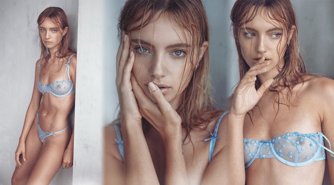 Maya Stepper – Sexy SHeer Lingerie Photoshoot by Victor Robertof