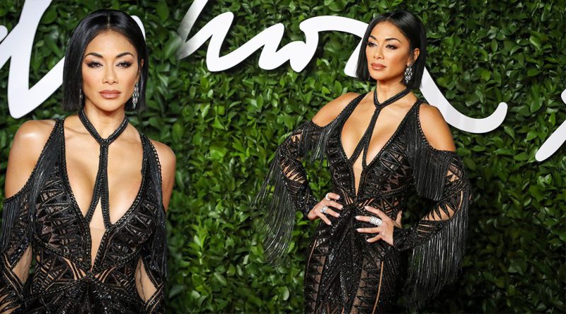 Nicole Scherzinger – Sexy Big Boobs at Fashion Awards 2019 in London