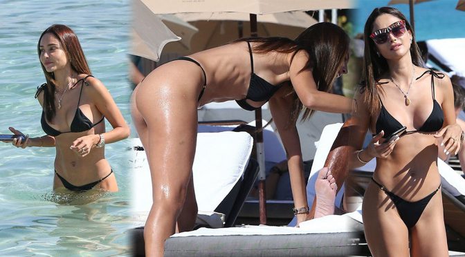 Patricia Contreras – Sexy Bikini Body at the Beach in Miami