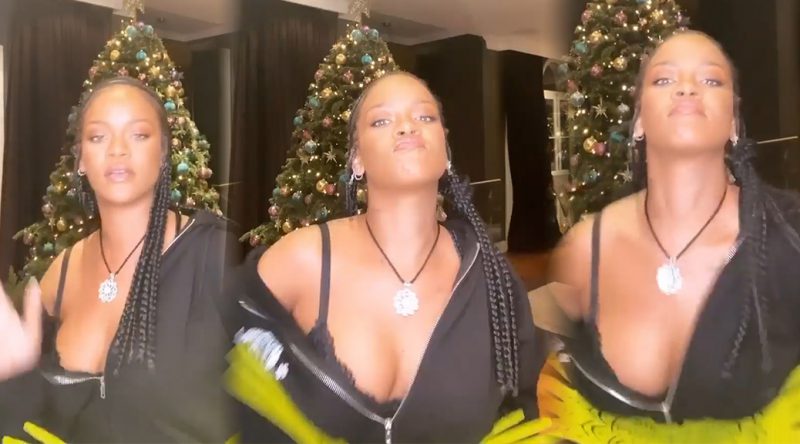 Rihanna – Big Boobs in Sexy Dance Video