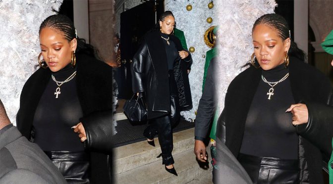 Rihanna – Sexy Big Boobs at Annabels Private Members Club in London