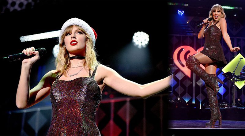Taylor Swift – Sexy Legs in Boots at Z100’s iHeartRadio Jingle Ball 2019 in New York