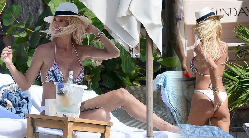Victoria Silvstedt – Sexy Body in Skimpy Bikini in St. Barts