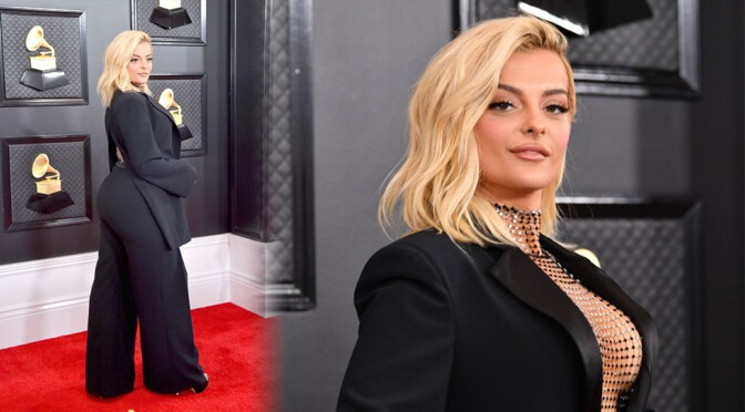 Bebe Rexha – Sexy Cleavage and Big Ass at 62nd Annual Grammy Awards in Los Angeles