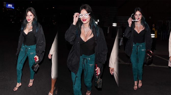 Bella Thorne – Big Sexy Boobs at Conor McGregor fight in Las Vegas