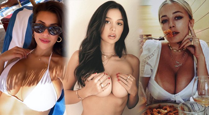Sophie Mudd’s Big Topless Breasts and Other Celebrities in a Weekly Instagram/Twitter Roundup