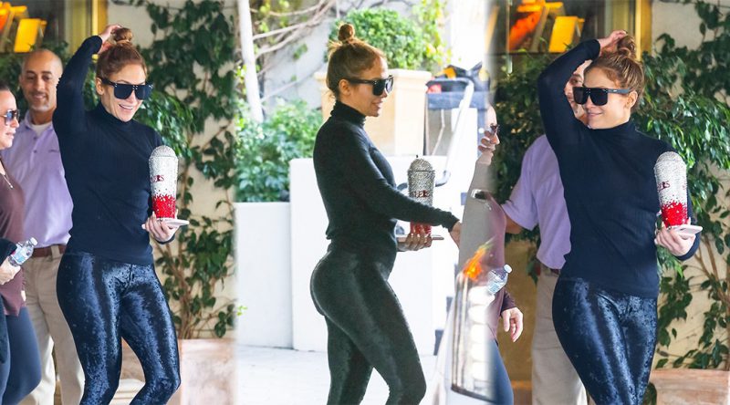 Jennifer Lopez – Sexy Big Ass in Tight Pants Out in Los Angeles