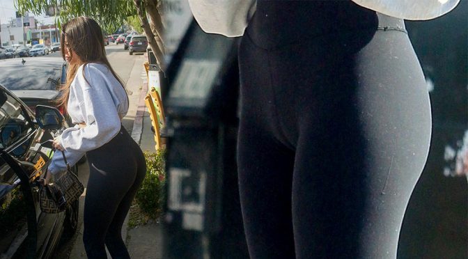 Madison Beer – Sexy Ass and Camel-Toe in Tight Leggings Out in West Hollywood