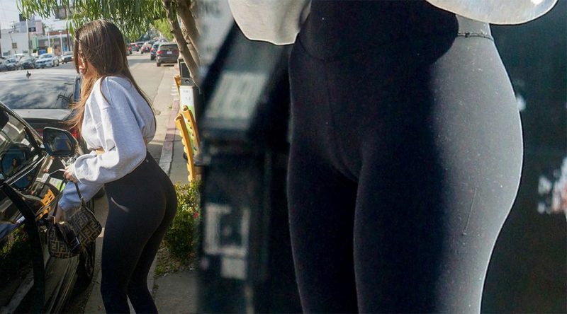 Madison Beer – Sexy Ass and Camel-Toe in Tight Leggings Out in West Hollywood