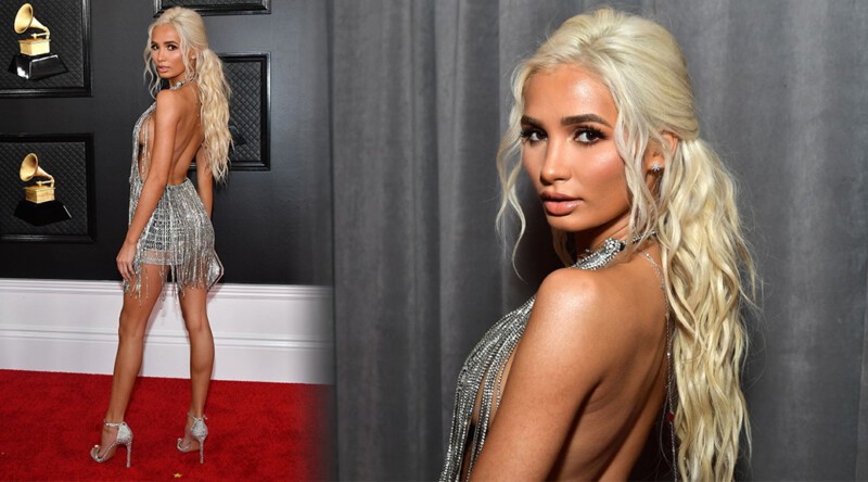 Pia Mia Perez – Sexy Braless Side-Boob at 62nd Annual Grammy Awards in Los Angeles