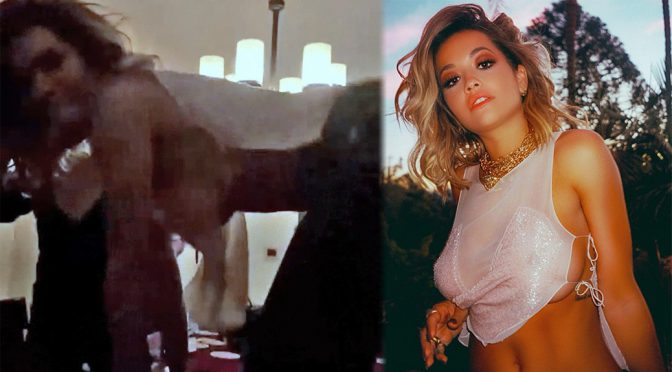 Rita Ora – Braless Boobs in Sexy Twerking Video