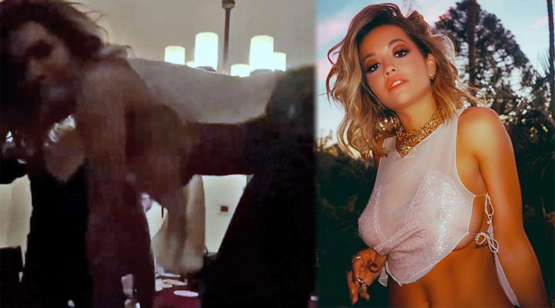 Rita Ora – Braless Boobs in Sexy Twerking Video