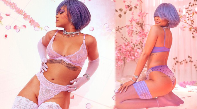 Rihanna – Sexy Body in Skimpy Lingerie Photoshoot