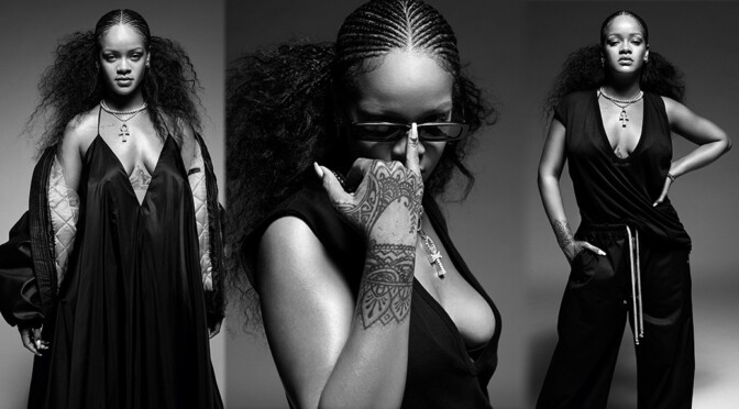 Rihanna – Sex Big Cleavage in iD Magazine Photoshoot (January 2020)
