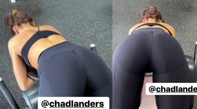 Sarah Hyland – Sexy Ass in a Gym (Video)