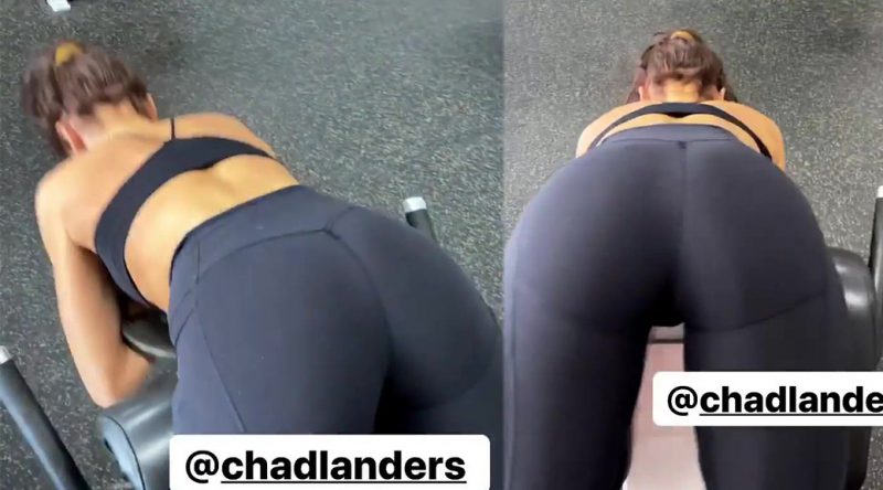 Sarah Hyland – Sexy Ass in a Gym (Video)