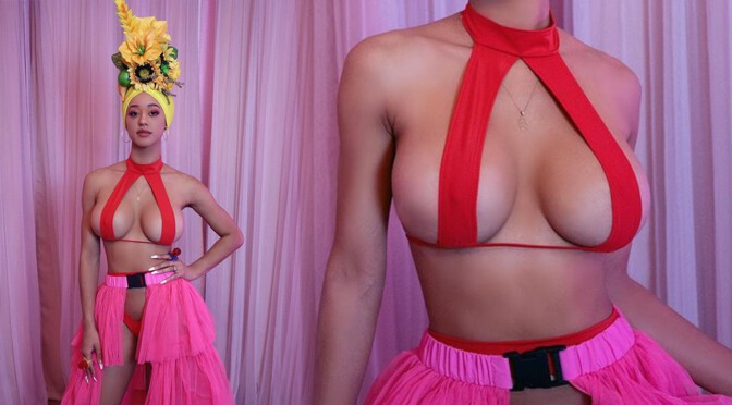 Stormi Maya – HUge Sexy Boobs in Skimpy Outfit