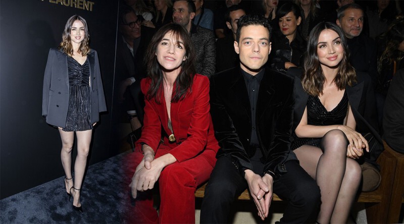 Ana de Armas – Sexy Legs at Saint Laurent Fashion Show in Paris