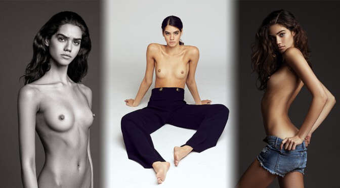 Anna Avila – Sexy Boobs in Topless Photoshoot by Benjamin Vingrief (NSFW)