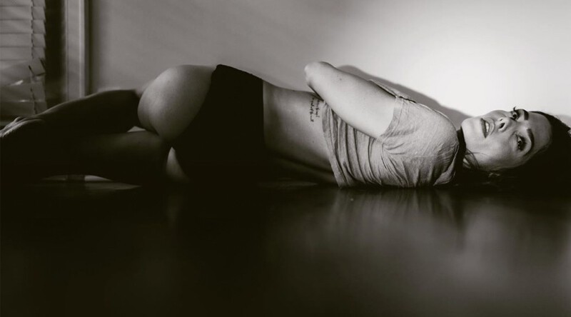 Ashley Greene – Hot Body in Black Underwear Photoshoot