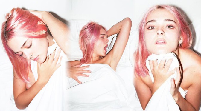 Charlotte Lawrence – Sexy Nipple in Nude Magazine Topless Photoshoot (February 2020)