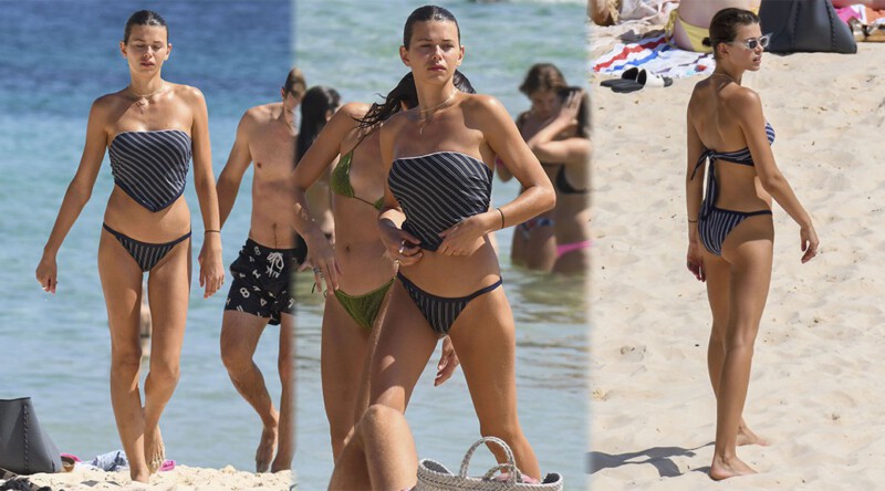 Georgia Fowler – Sexy Body in Bikini at the Bondi Beach in Sydney
