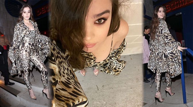 Hailee Steinfeld – Sexy Tight Outfit at Love Magazine Party in London