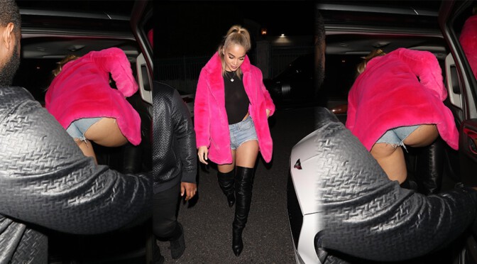 Jasmine Sanders – Hot Ass in Sexy Denim Shorts at Paris Hilton’s 39th Birthday Party in Los Angeles