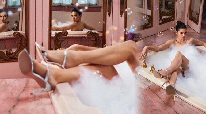Kendall Jenner – Sexy Legs in Stuart Weitzman Photoshoot for Vogue Magazine (February 2020)