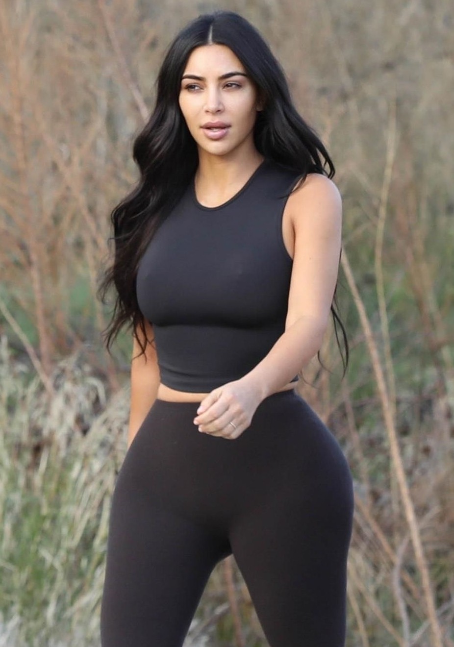 Kim Kardashian Big Ass In Leggings | Hot Celebs Home
