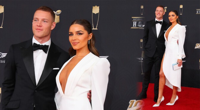 Olivia Culpo – Sexy Braless Boobs and Legs at 9th Annual NFL Honors in Miami