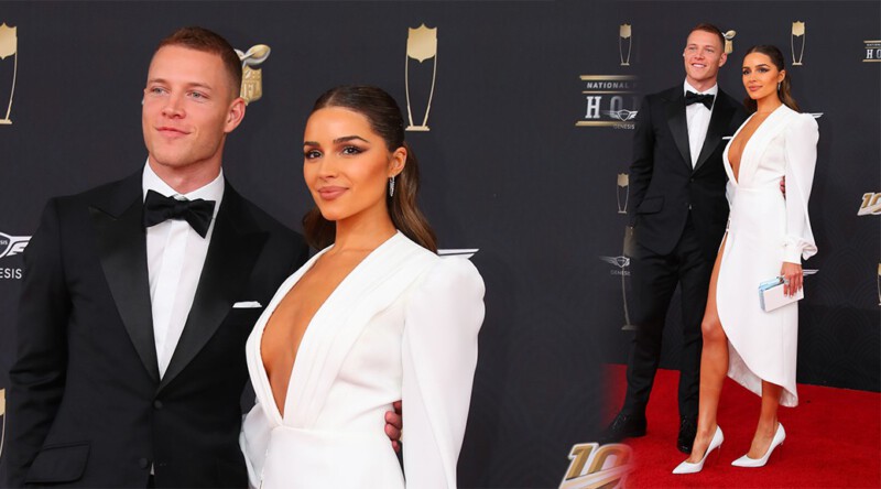 Olivia Culpo – Sexy Braless Boobs and Legs at 9th Annual NFL Honors in Miami
