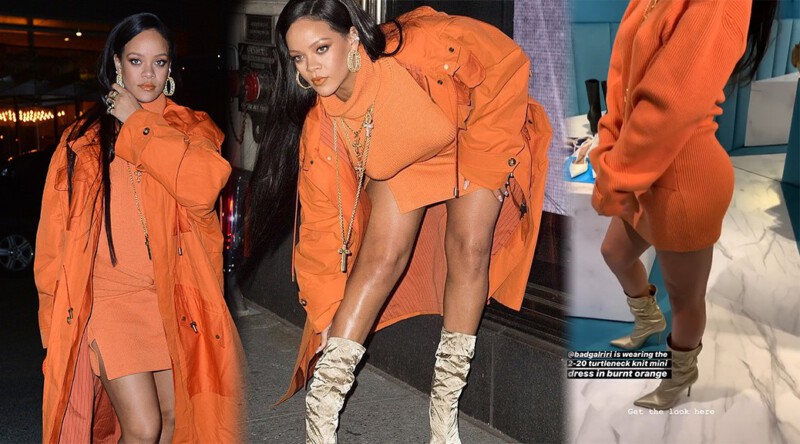 Rihanna – Big Braless Boobs at Fenty Launch at Bergdorf Goodman in New York