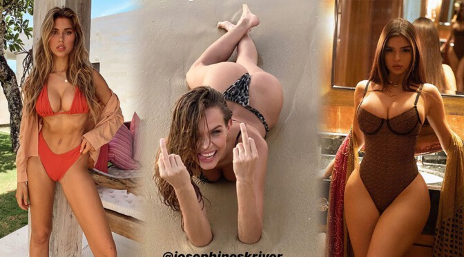 Josephine Skriver’s Sexy Ass in Bikini and Other Celebrities in a Weekly Instagram/Twitter Roundup