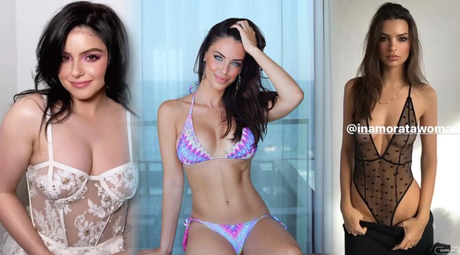 Jessica Lowndes in Sexy Bikini and Other Celebrities in a Weekly Instagram/Twitter Roundup