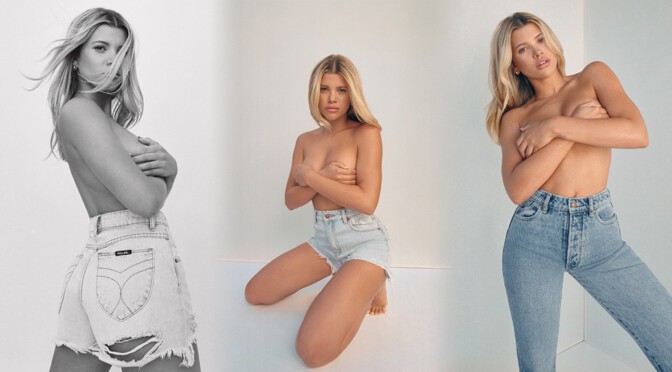Sofia Richie – Topless in Rolla’s x Sofia Richie Spring/Summer 2020 Collection (February 2020)