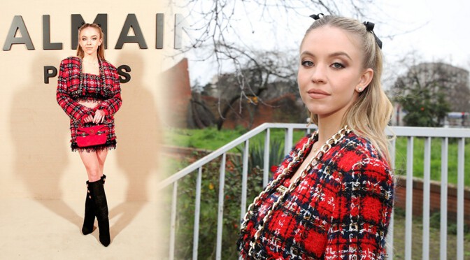 Sydney Sweeney – Beautiful at “Balmain” Fashion Show in Paris